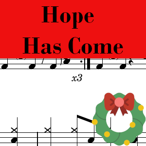 Hope Has Come by Sovereign Grace - Pro Drum Chart Preview