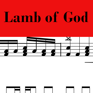 Lamb of God by Vertical Worship - Pro Drum Chart Preview