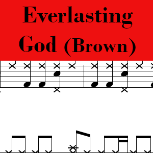 Everlasting God by Brenton Brown - Pro Drum Chart Preview