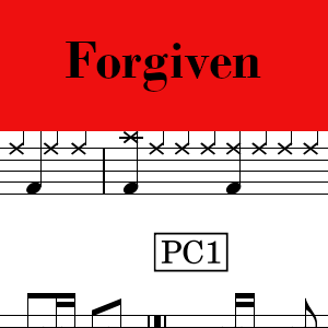 Forgiven by Passion, featuring Crowder - Pro Drum Chart Preview