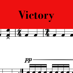Victory by Hillsong College - Pro Drum Chart Preview