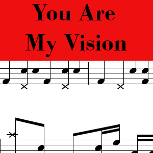 You Are My Vision by Rend Collective - Pro Drum Chart Preview