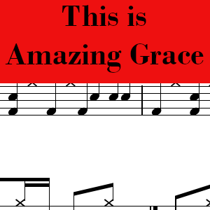 This is Amazing Grace by Phil Wickham - Pro Drum Chart Preview