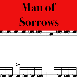 Man of Sorrows by Hillsong - Pro Drum Chart Preview