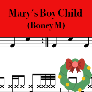 Mary's Boy Child by Boney M - Pro Drum Chart Preview