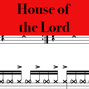 House of the Lord by Phil Wickham - Pro Drum Chart Preview