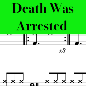 Death Was Arrested by North Point Worship, featuring Seth Condrey (InsideOut) - Easy Drum Chart Preview